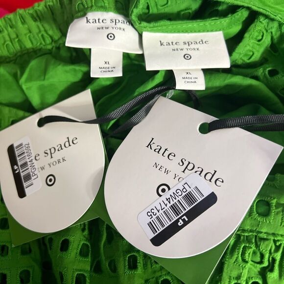 Kate Spade for Target Two-Piece Green Eyelet Skirt And Top Extra Large Matching - Picture 2 of 14